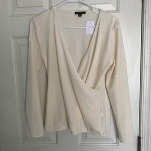 J Crew Soft Wrap Top - NWT